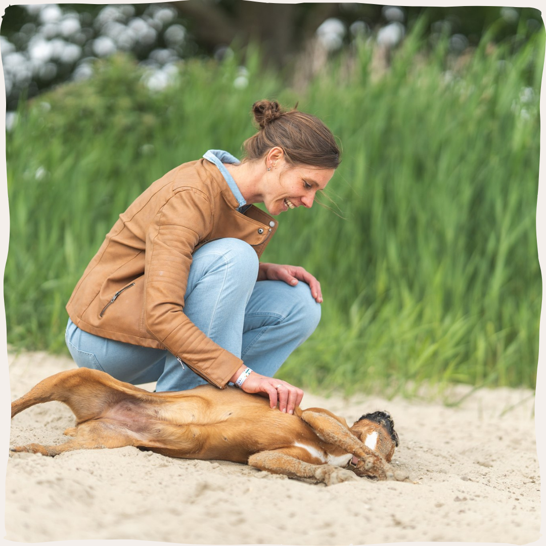 Hond met baasje
